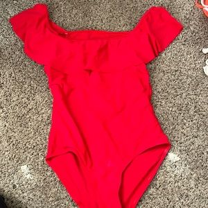 Amazon off the shoulder one piece swim suit